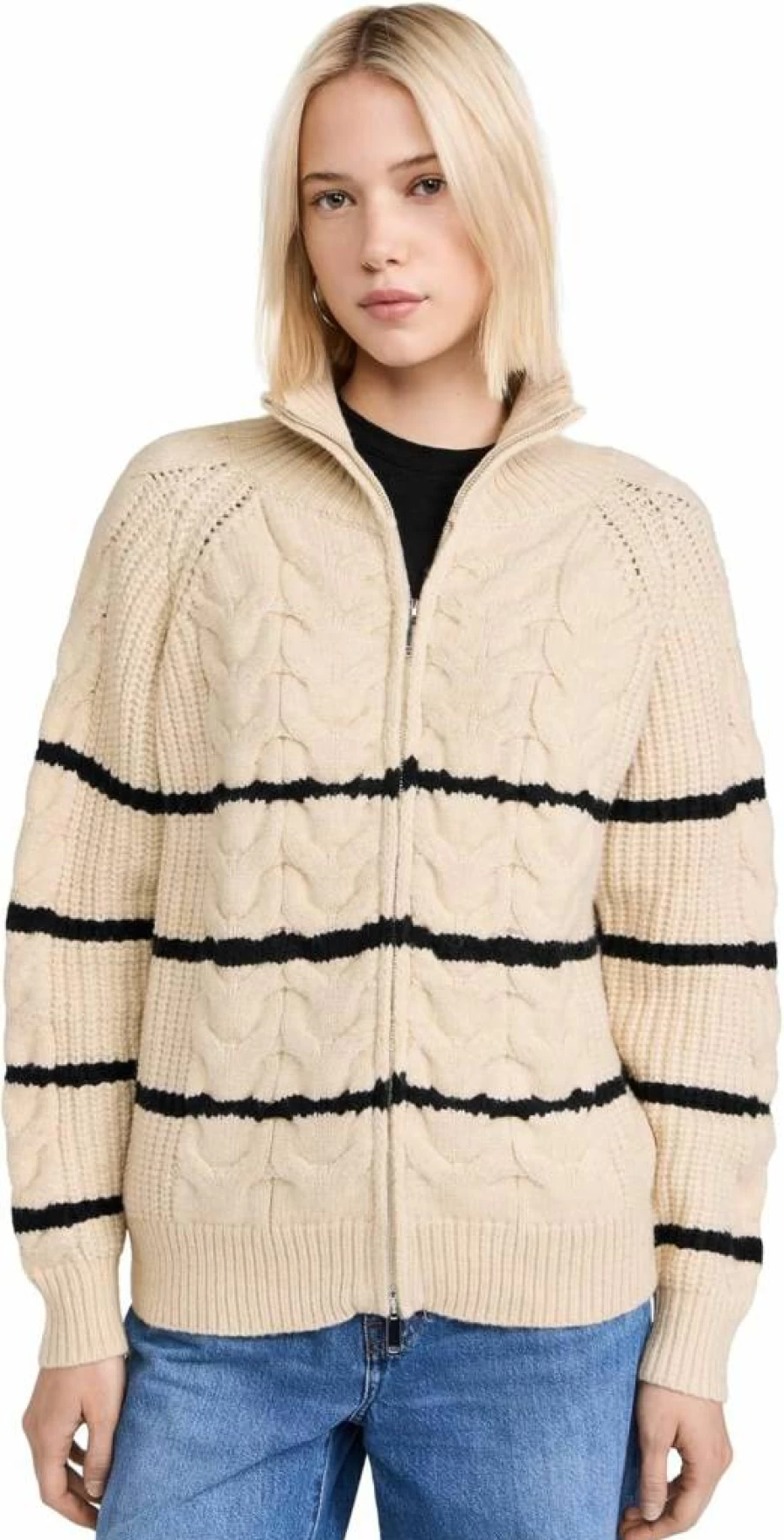 Line & Dot Women's Bastille Knit Sweater - Soft Casual Pullover for Women