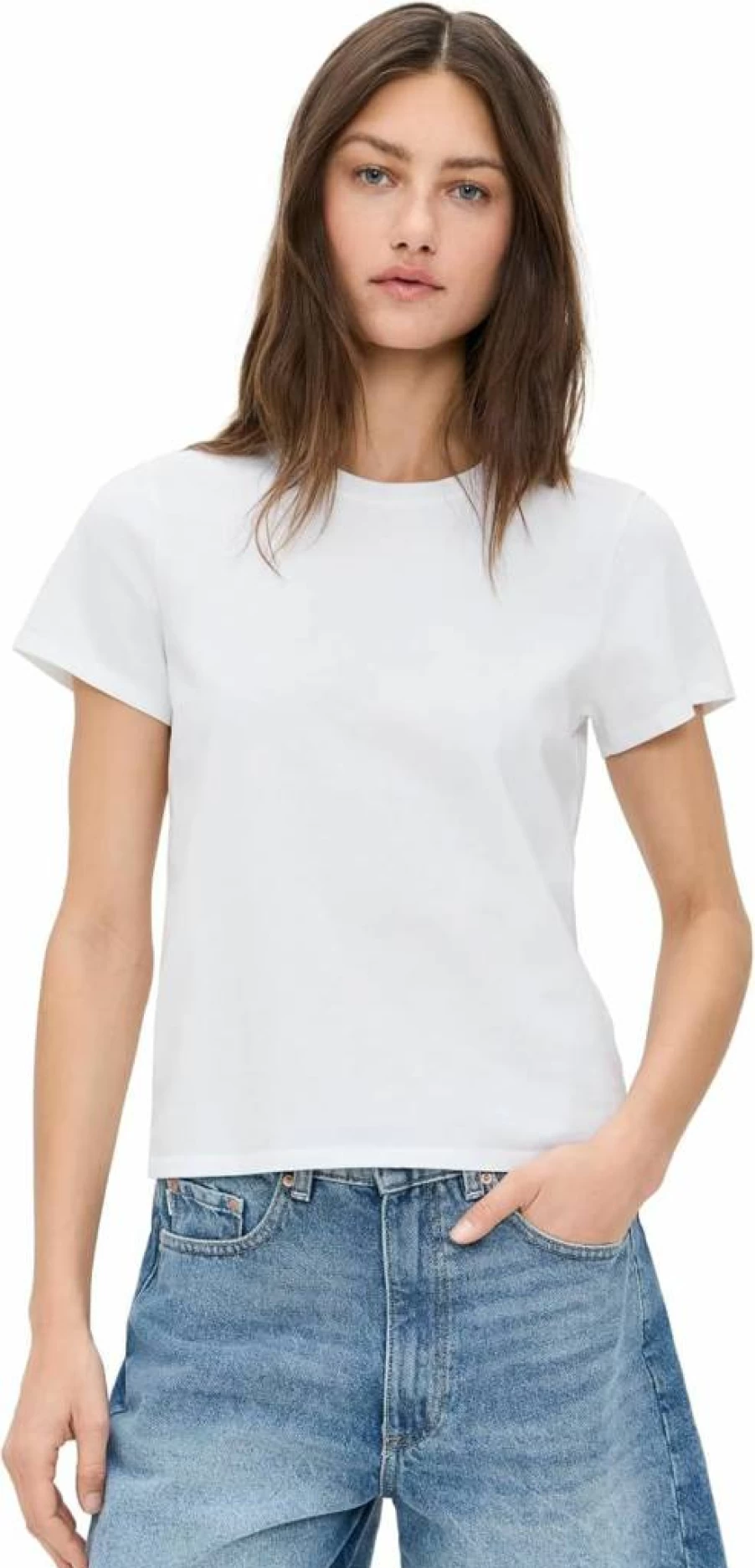 Anthony Thomas Melillo Women's Heavyweight Jersey Short Sleeve Crew Neck T-Shirt – Premium Cotton Tee