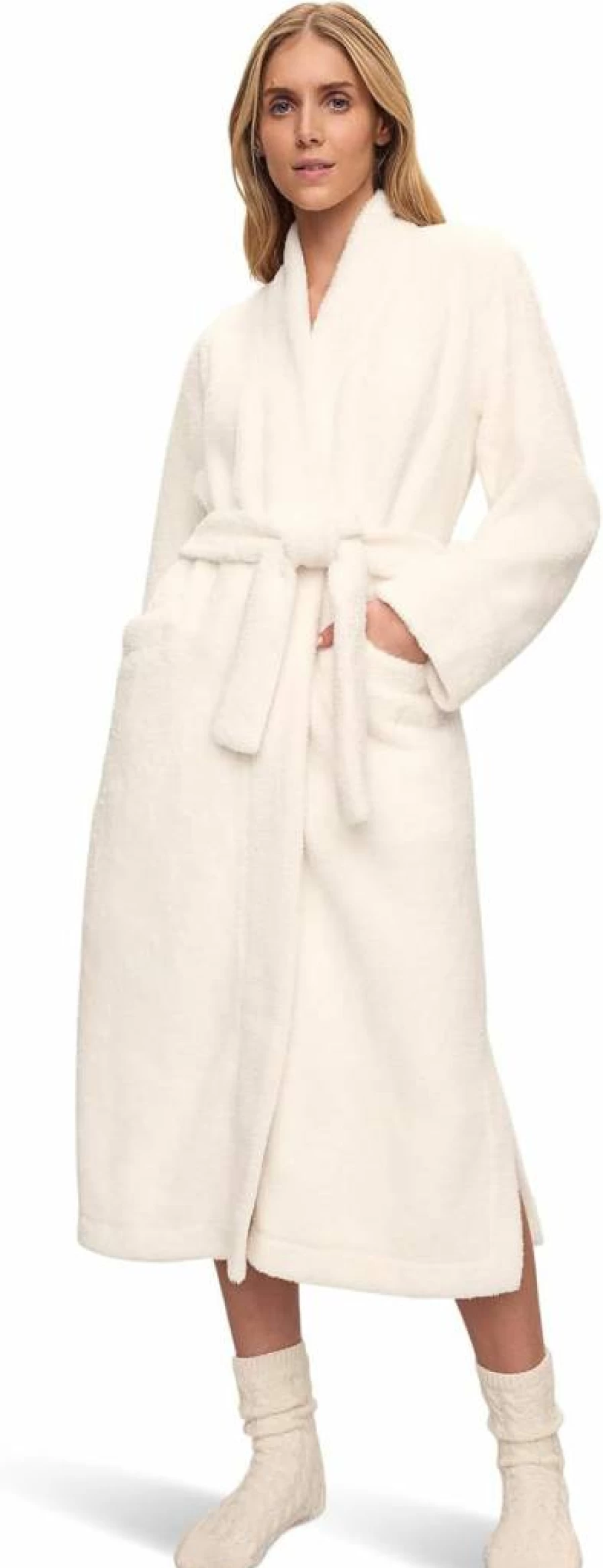 Eberjey Women's Plush Long Robe - Soft Luxurious Loungewear for Cozy Comfort