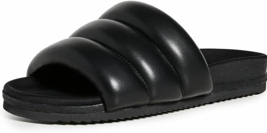 ROAM Women's Puffy Slide Sandals - Comfortable Cloud Foam House Slippers