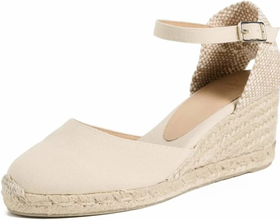 Castaner Women's Carol 60 Wedge Espadrille Pump - Comfortable Summer Wedge Sandals with Jute Sole