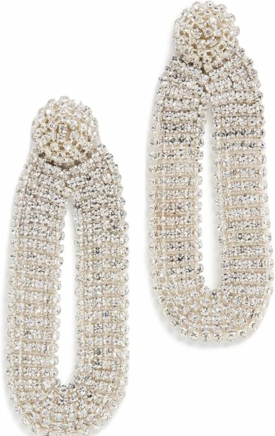 Deepa Gurnani Shyna Women's Elegant Drop Earrings – Stylish Gold-Tone Jewelry