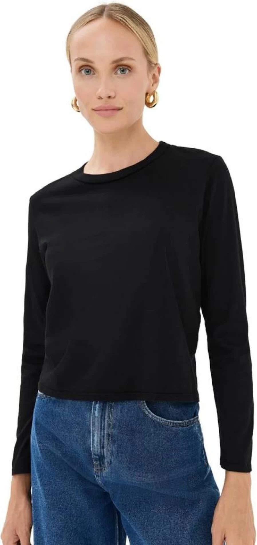 PerfectWhiteTee Women's Classic Ring-Spun Cotton Crewneck T-Shirt - Soft Basic White Tee for Women