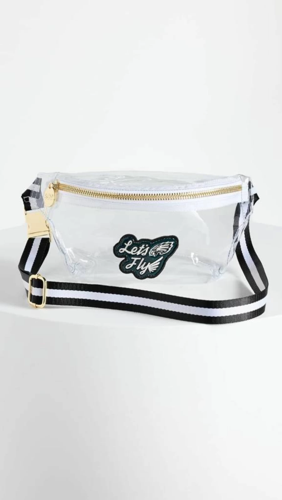 Stoney Clover Lane Philadelphia Eagles Clear Waist Pack for Women - NFL Team Fanny Pack