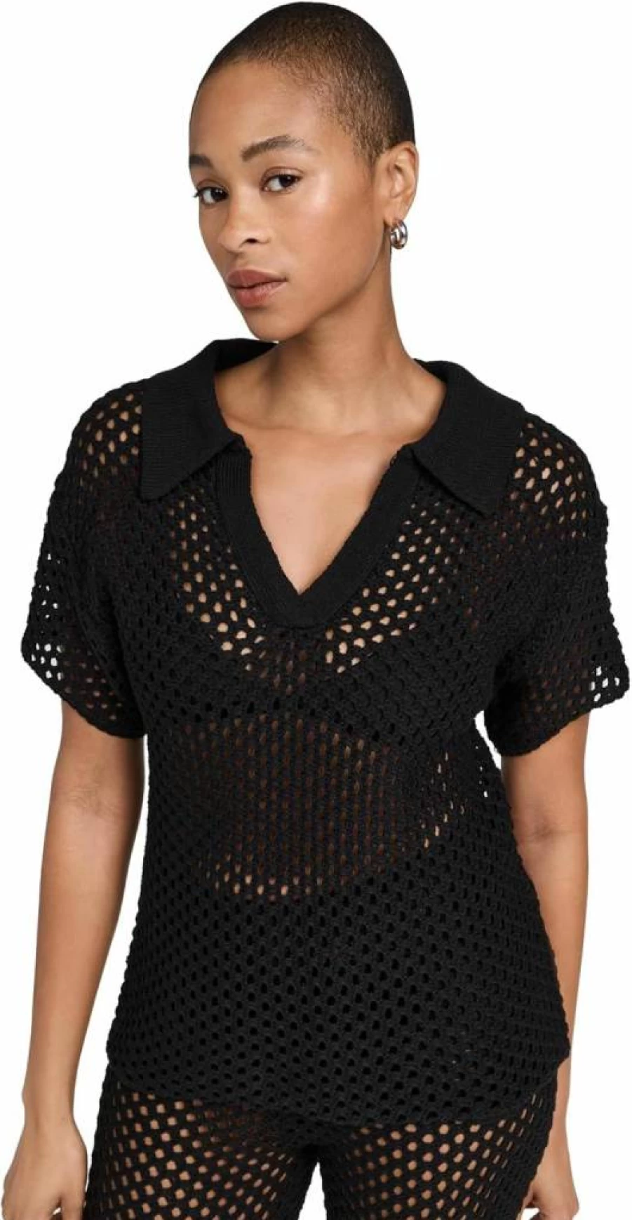 MINKPINK Women's Gayla Crochet Top - Boho Chic Lace Summer Blouse