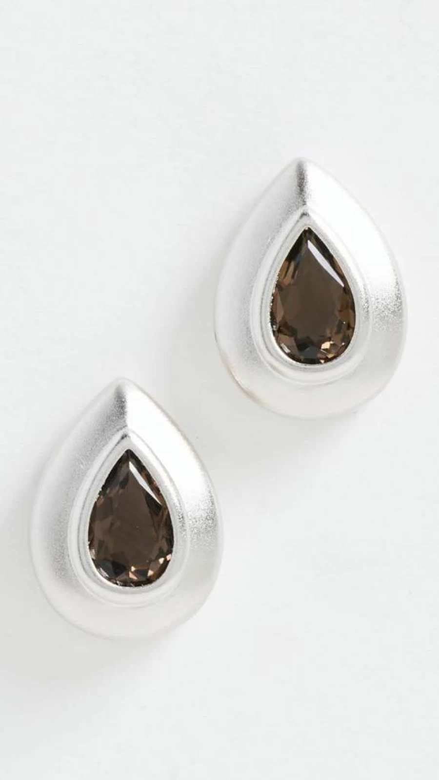 SHASHI Women's Carson Stud Earrings - Sterling Silver Rhinestone Accents