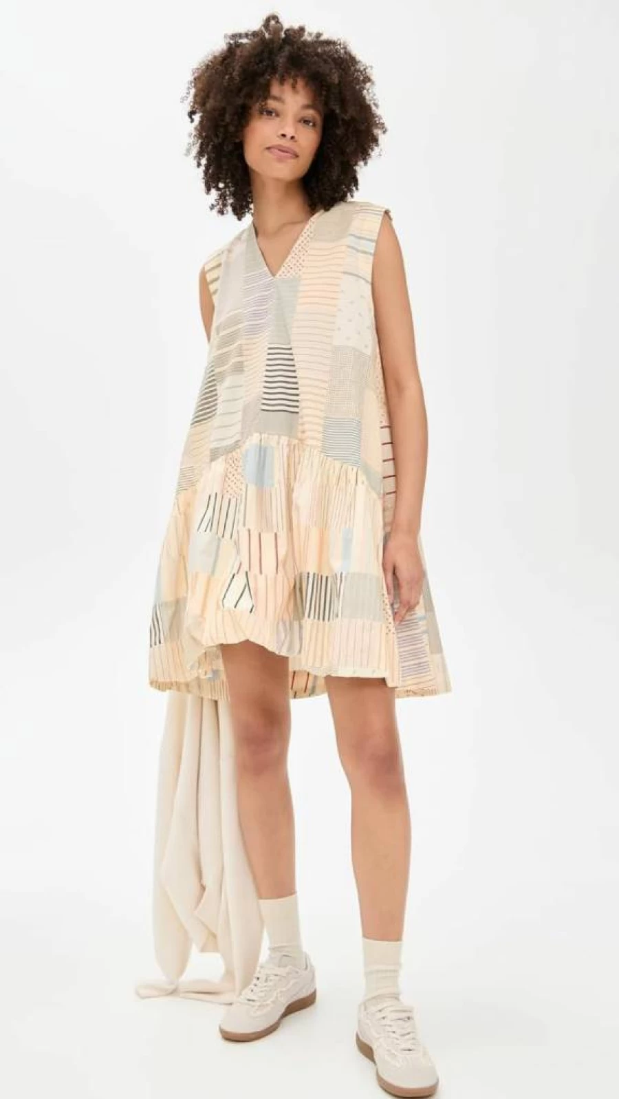 Sea Women's Maisie Quilted Bubble Hem Dress