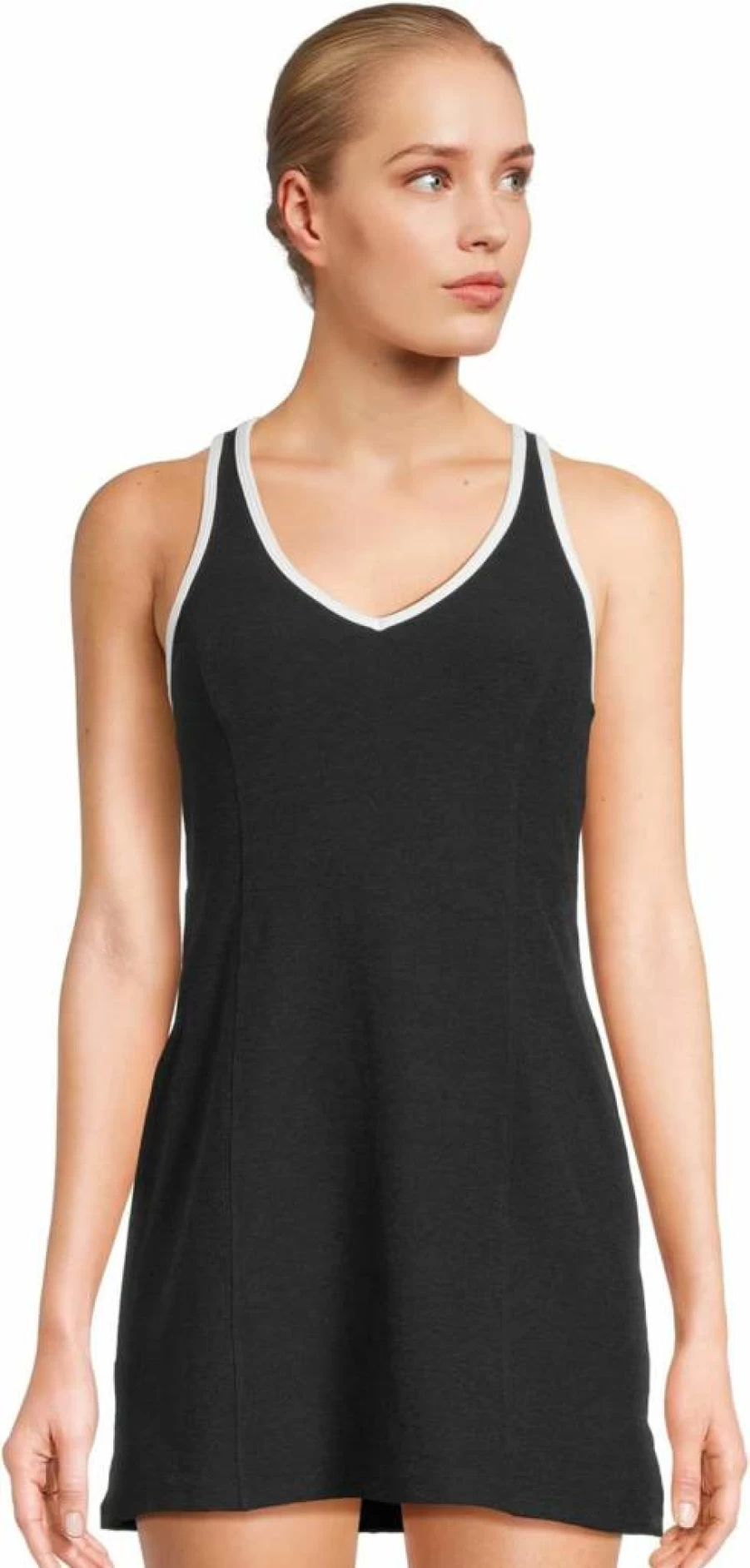 Beyond Yoga Women's Spacedye Active Dress with Contrast Trim for Yoga & Workouts