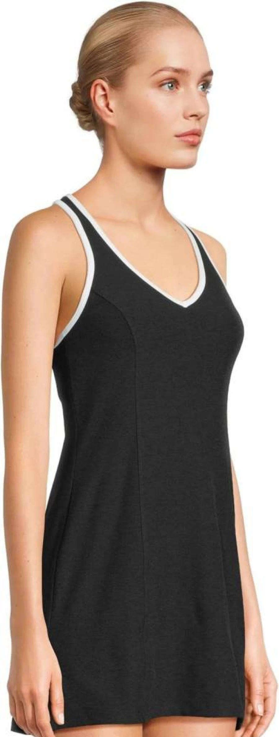 Beyond Yoga Women's Spacedye Active Dress with Contrast Trim for Yoga & Workouts