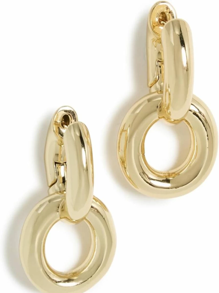 SHASHI Women's Axel Hoop Earrings - Sterling Silver Fashion Hoops for Women