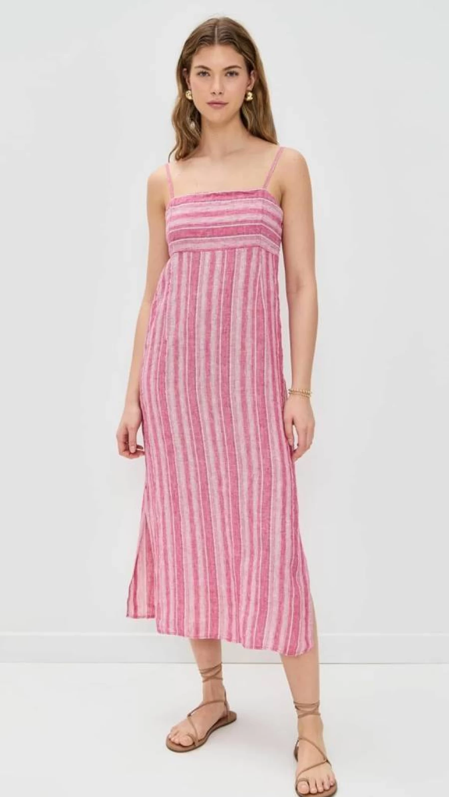 Faherty Women's Sienna Dress: Lightweight Summer Casual Boho Chic Maxi Dress