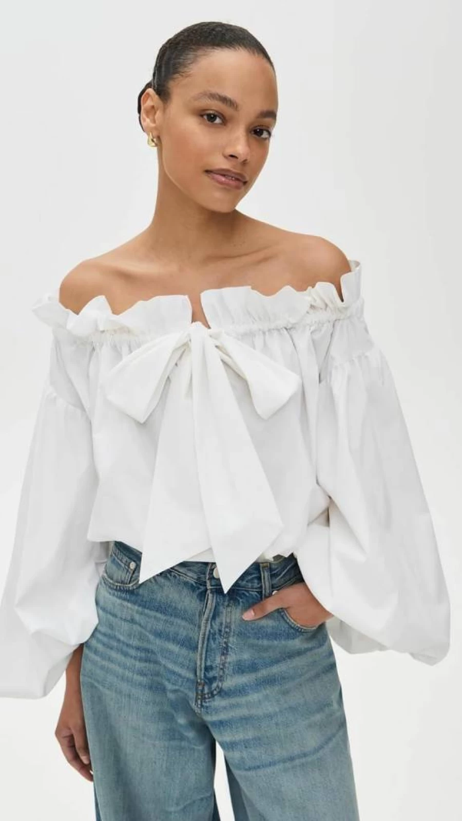 Caroline Constas Women's Adeline Top | Elegant Blouse for Women | Premium Boutique Fashion