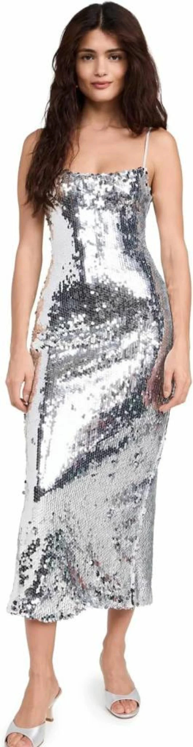Runaway the Label Women's Vesina Midi Dress - Elegant Flowy Summer Dress with Floral Print