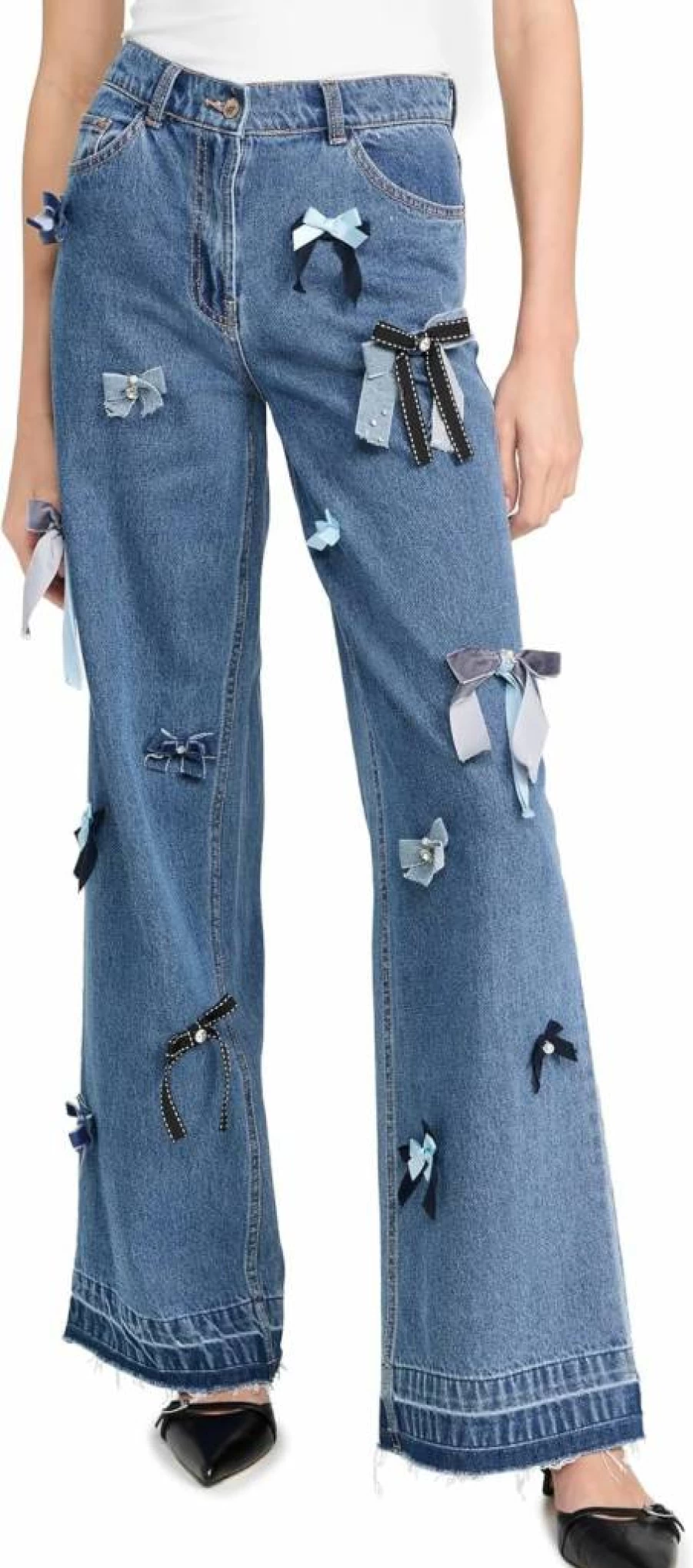 LOVESHACKFANCY Women's Dessa High-Waisted Floral Print Pants - Boho Chic Style