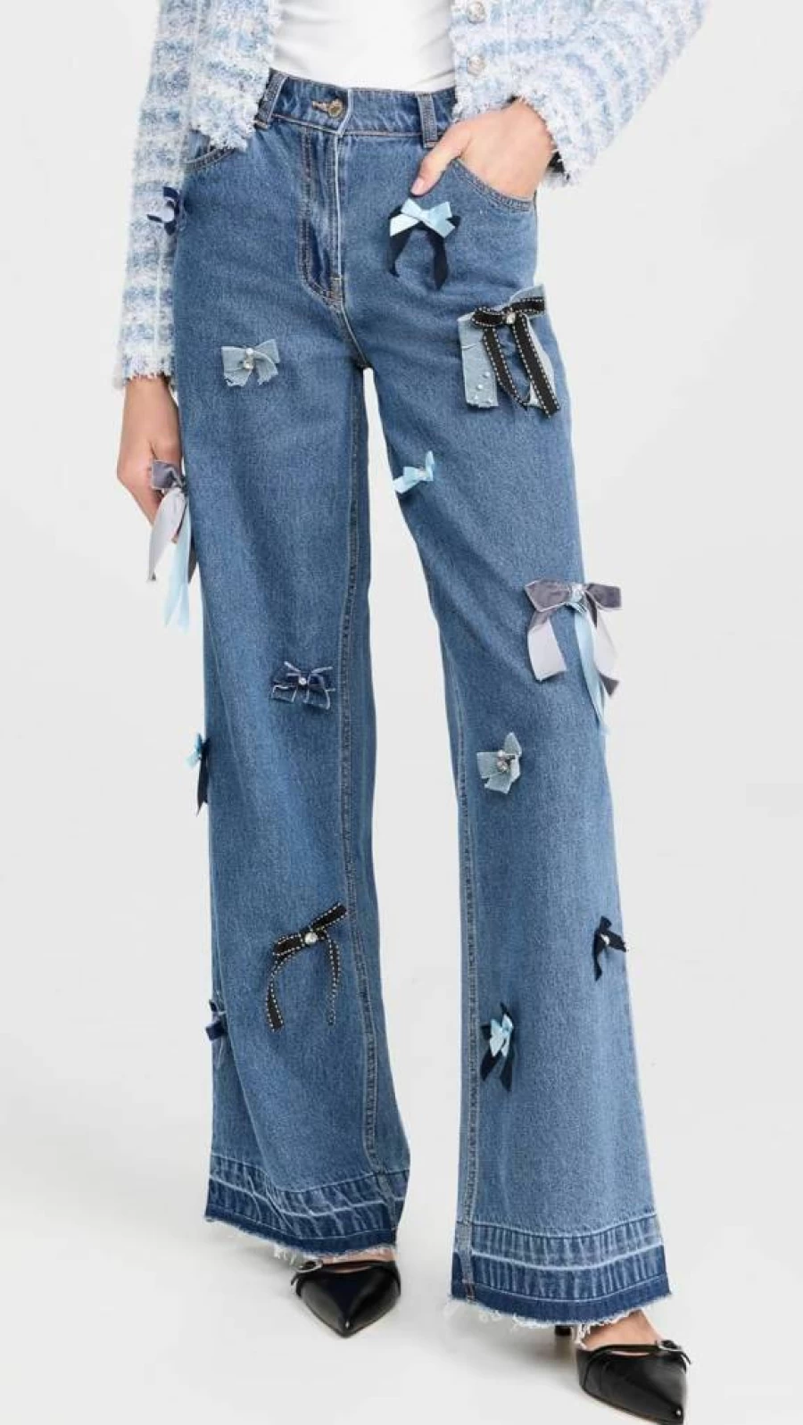 LOVESHACKFANCY Women's Dessa High-Waisted Floral Print Pants - Boho Chic Style