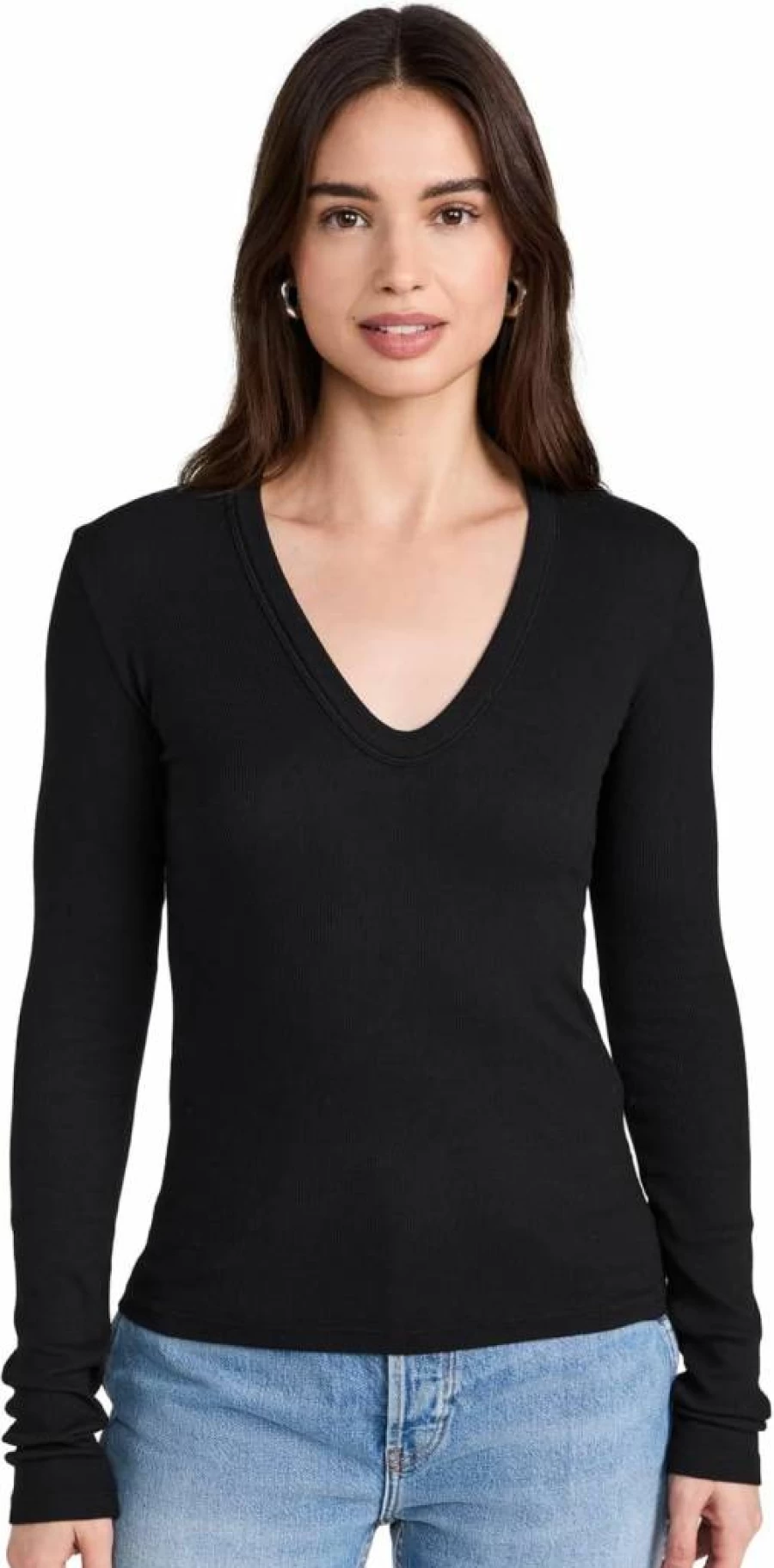 Cotton Citizen Women's Verona U-Neck T-Shirt - Soft Casual Short Sleeve Top