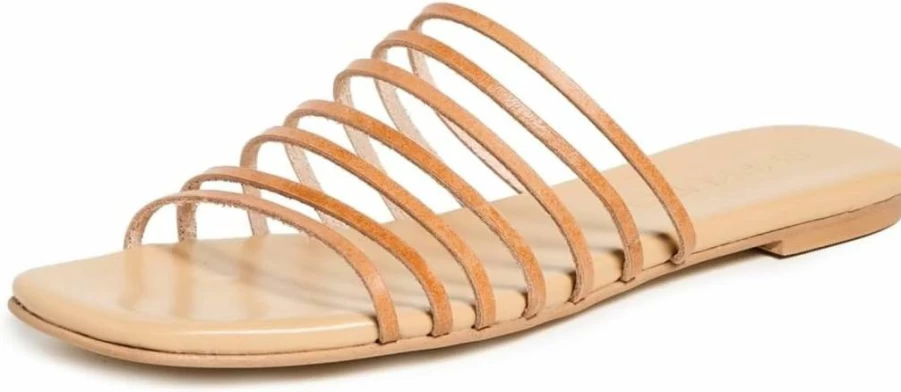 Shekudo Women's Pedra Leather Sandals – Handmade Stylish Comfort