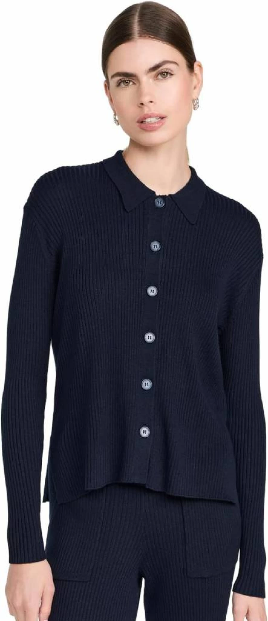 Splendid Women's Georgie Polo Shirt with Button Down Collar