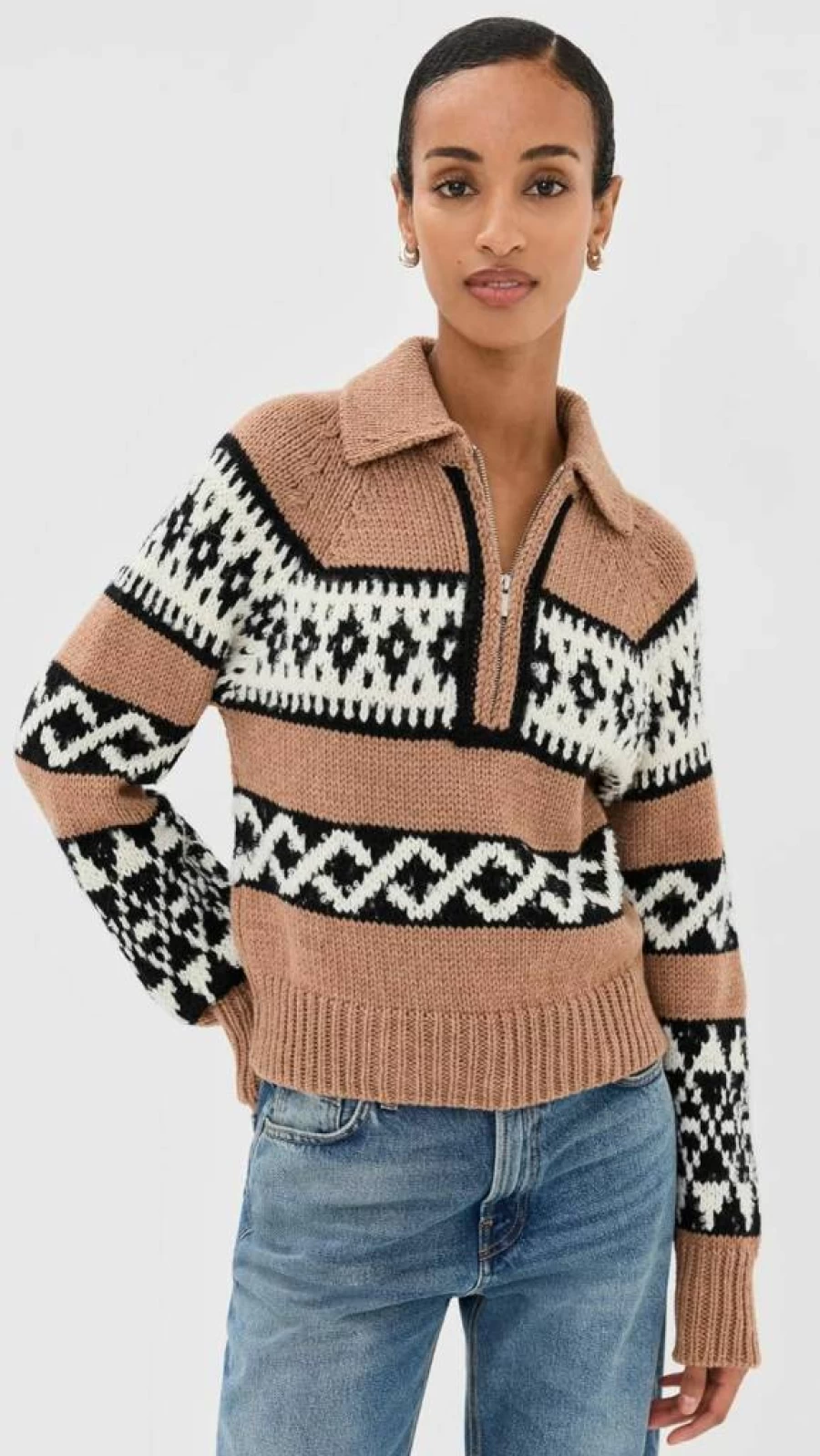 ALC Women's Carter Knit Sweater - Elegant Crewneck Pullover for Women