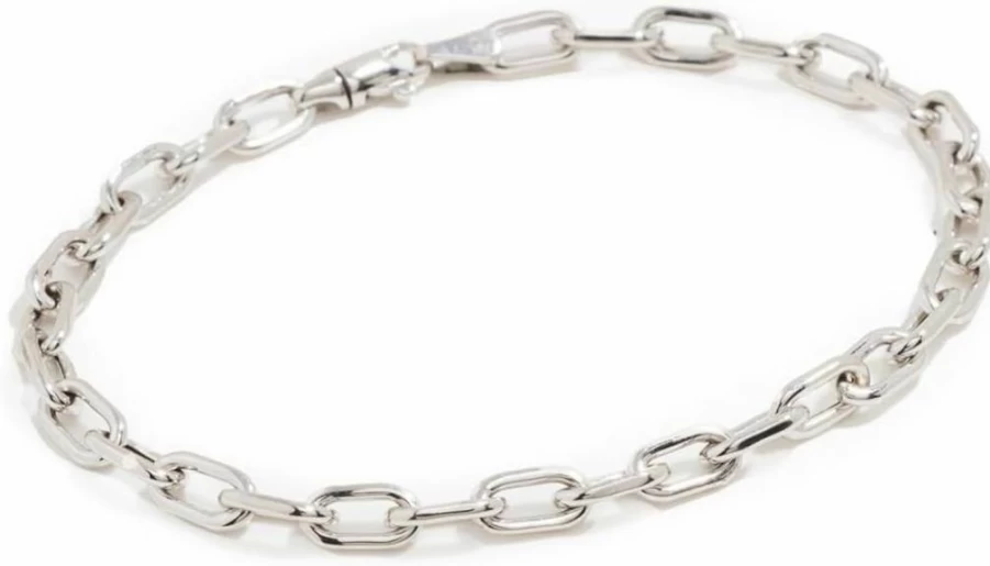 Adina Reyter Italian Sterling Silver Chain Link Bracelet for Women