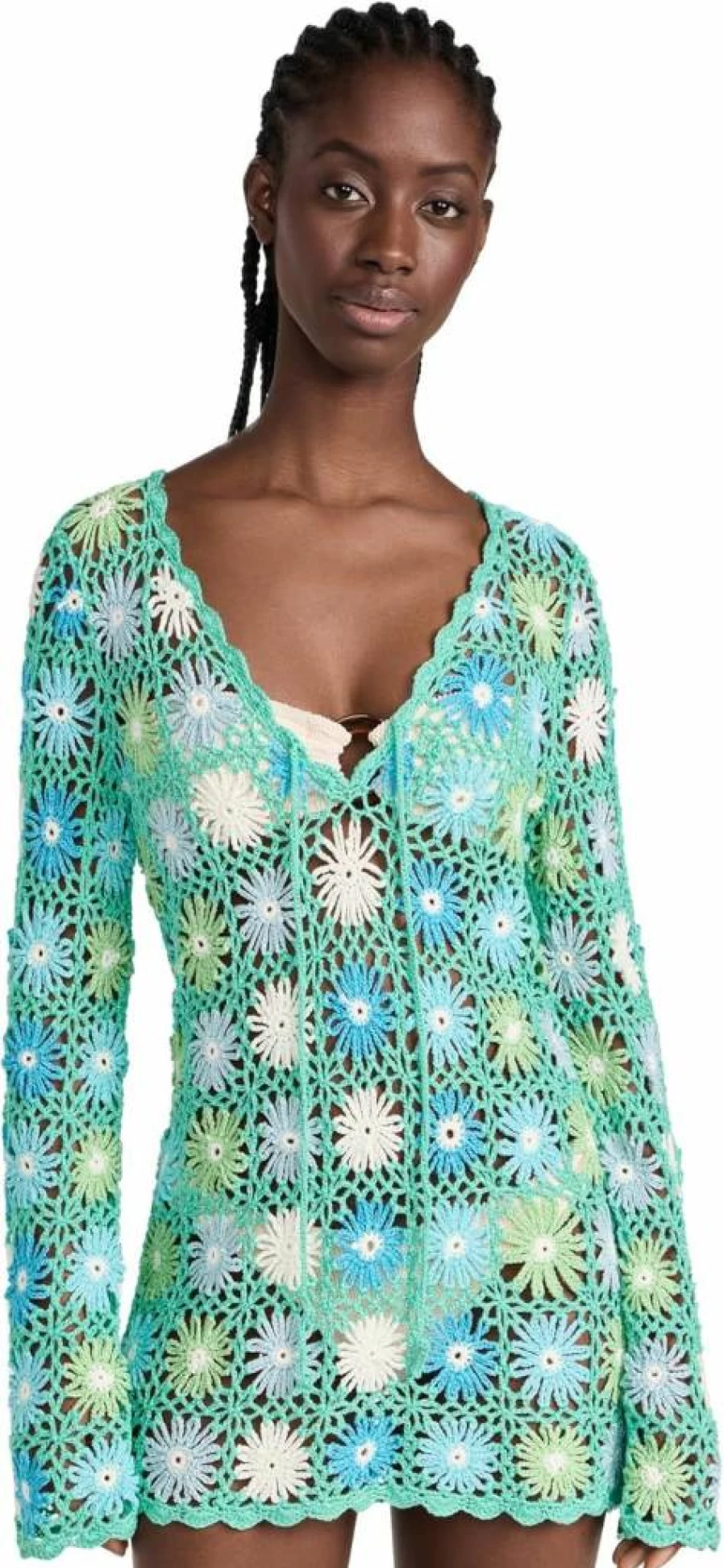 Show Me Your Mumu Women's Cass Beach Coverup - Flowy Summer Dress & Swimwear Wrap