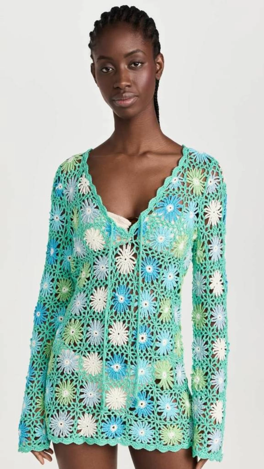 Show Me Your Mumu Women's Cass Beach Coverup - Flowy Summer Dress & Swimwear Wrap