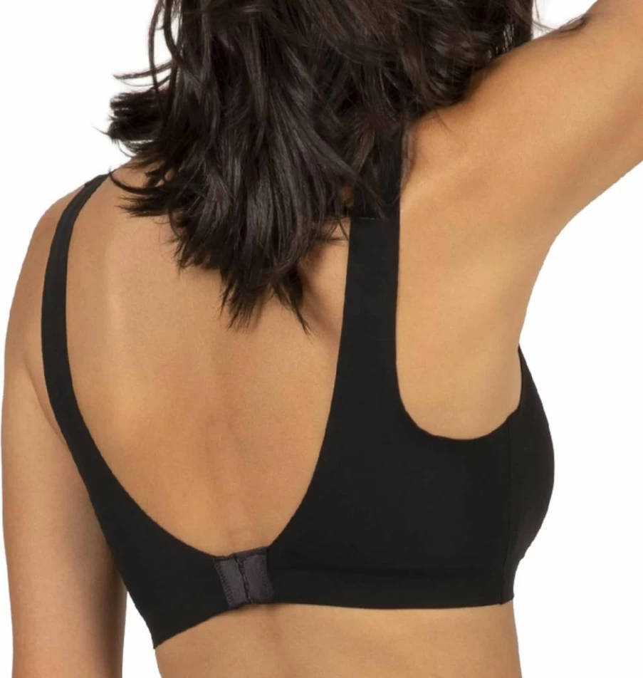 LIVELY Women's Seamless Scoop Neck Bralette - No Show Soft Comfort Bra with Removable Pads for Shape & Support