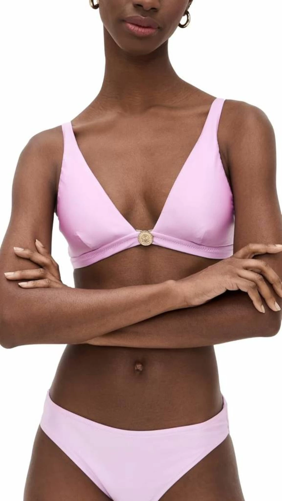 L'AGENCE Women's Lexie Shimmer Bra Top - Sparkling Bralette for Women