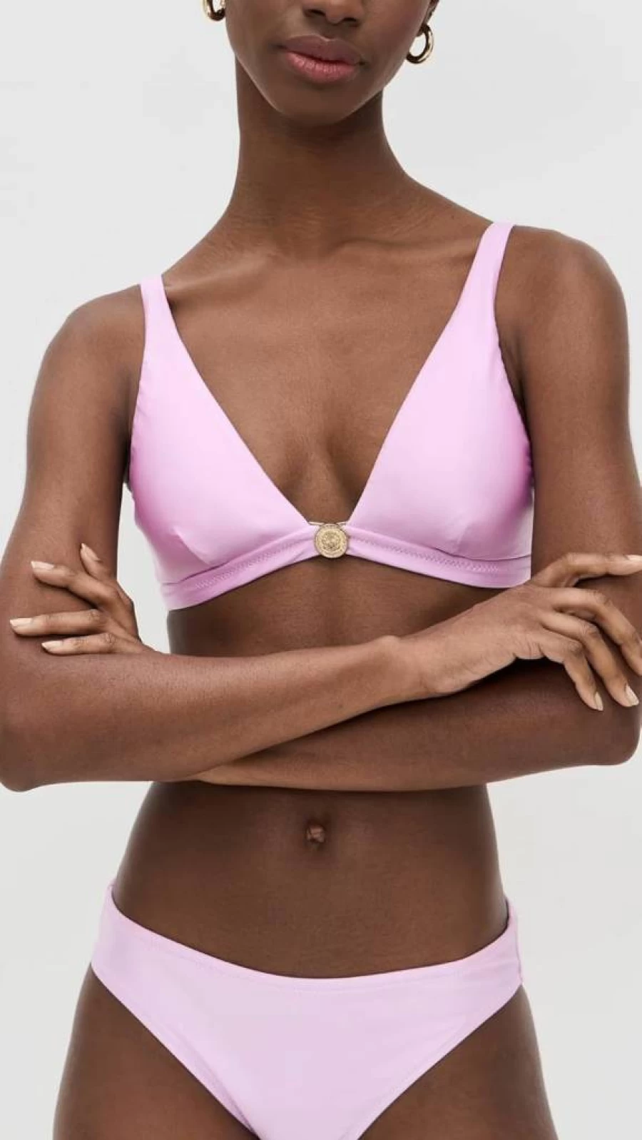 L'AGENCE Women's Lexie Shimmer Bra Top - Sparkling Bralette for Women