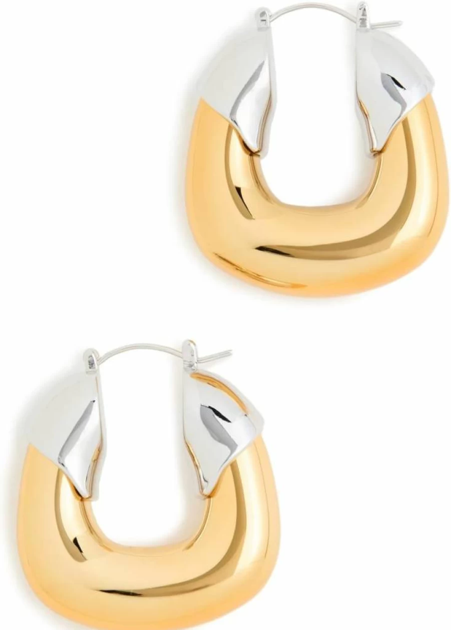 Lizzie Fortunato Women's Mixed Metal Hoop Earrings