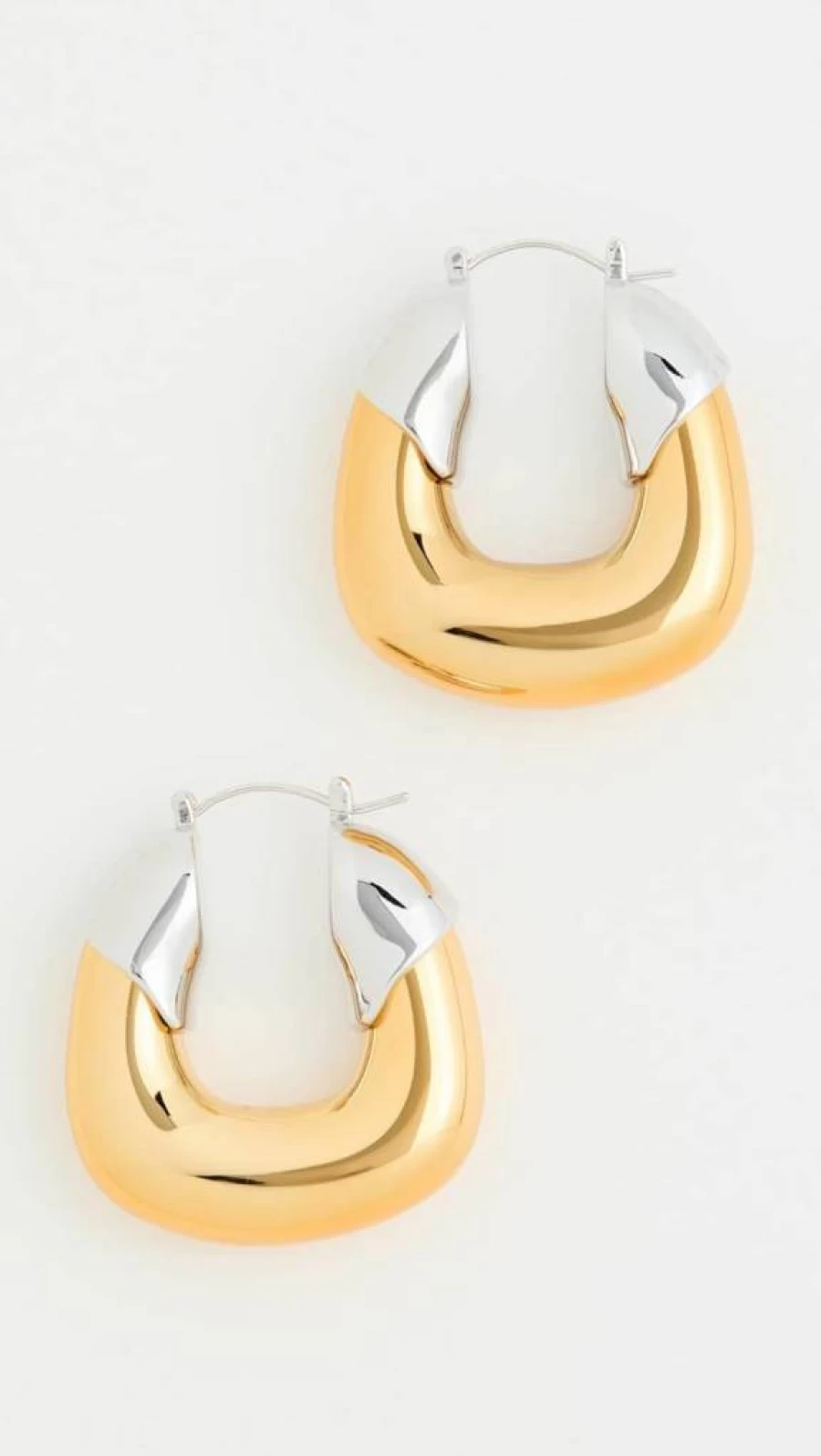 Lizzie Fortunato Women's Mixed Metal Hoop Earrings