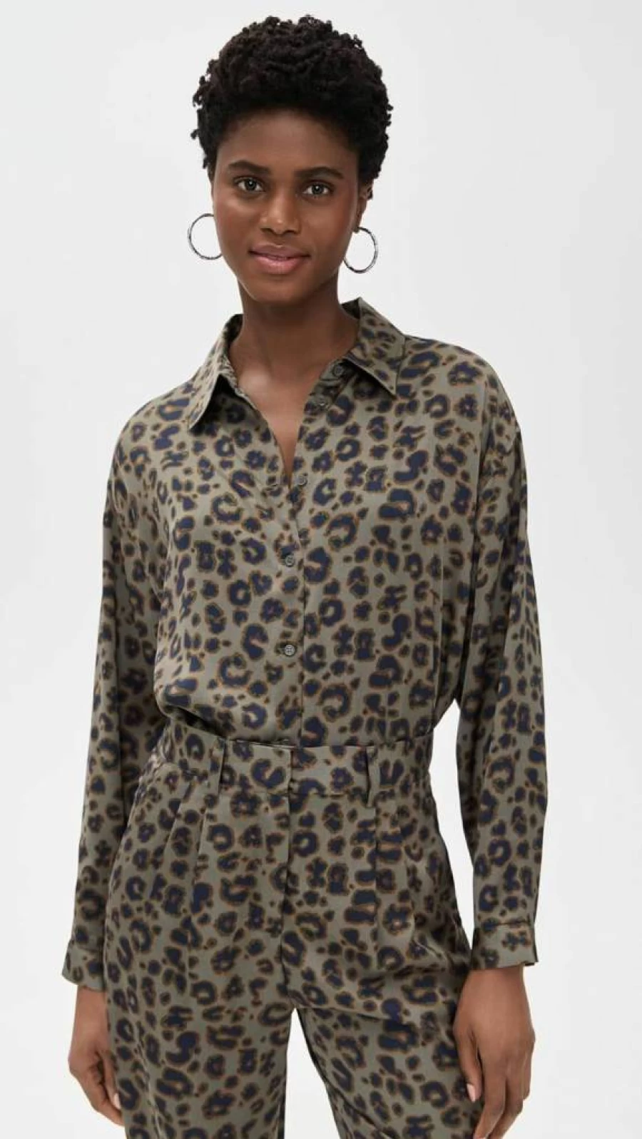 ba&sh Women's Billie Shirt | Stylish Casual Button-Down Blouse for Women