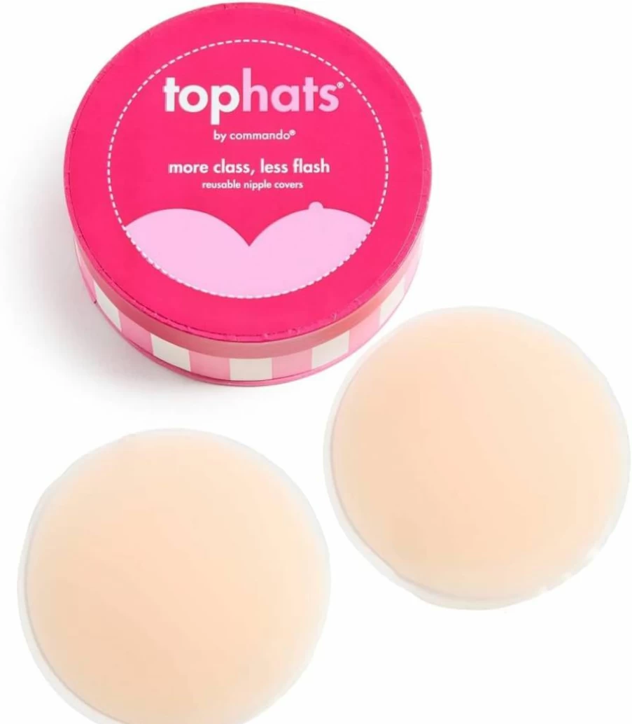 Commando Women's Nipple Covers - Seamless Adhesive Concealers for Discreet Coverage
