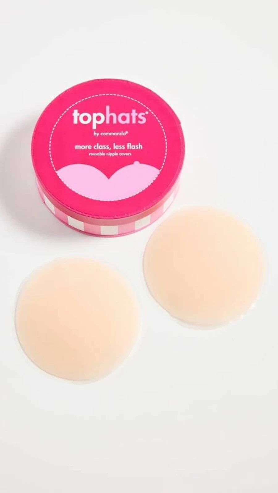 Commando Women's Nipple Covers - Seamless Adhesive Concealers for Discreet Coverage