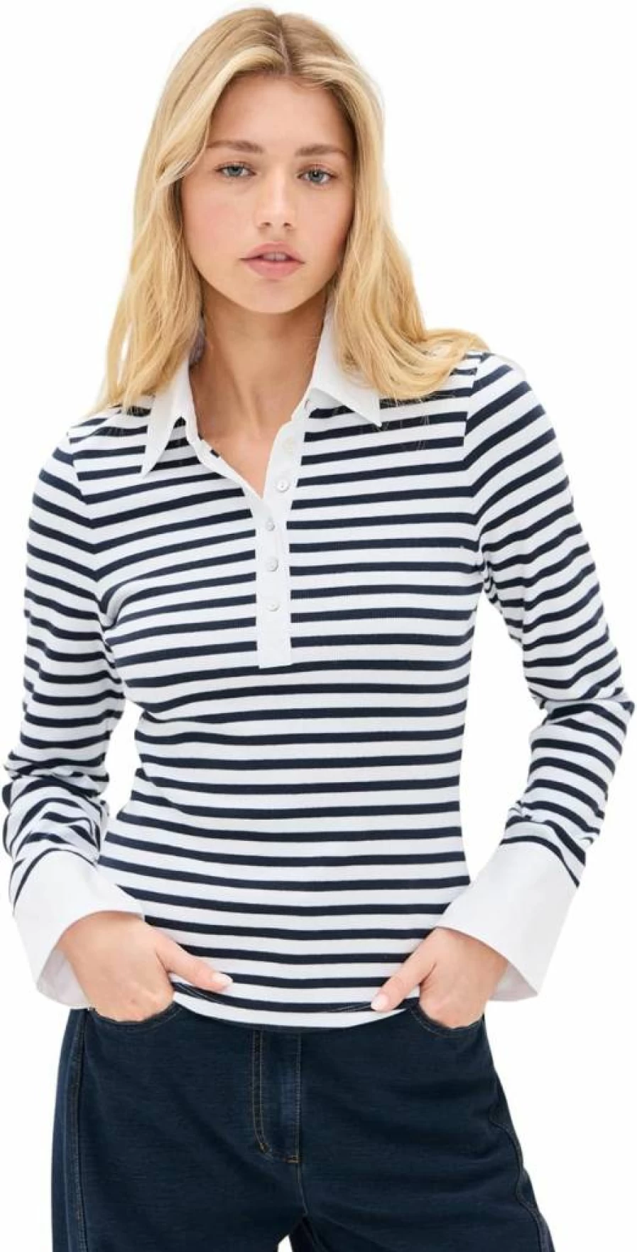 Cinq a Sept Women's Jaden Striped Blouse | Fashionable Striped Top