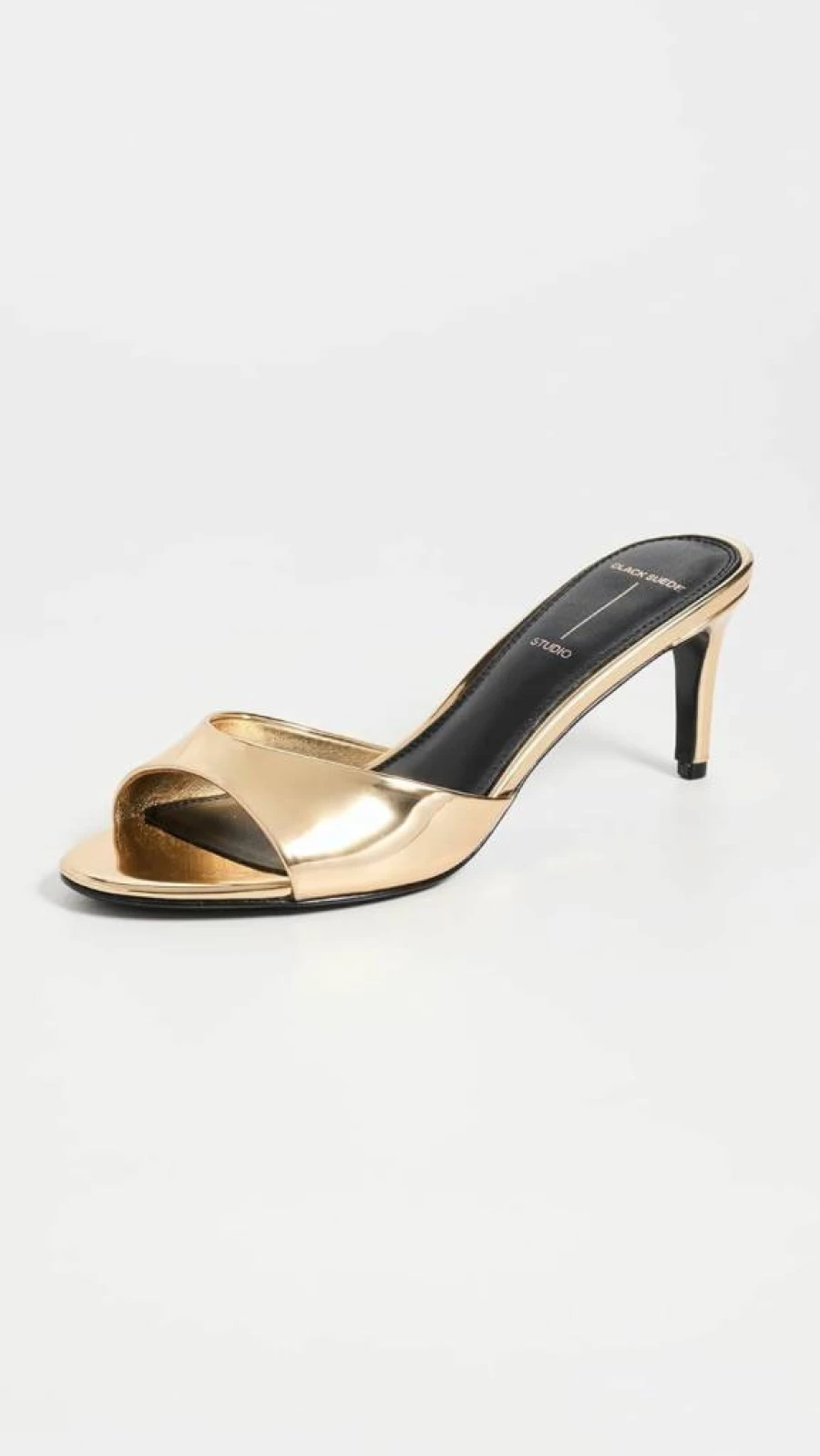 Black Suede Studio Women's Freddie Suede Sandals with 65mm Heel