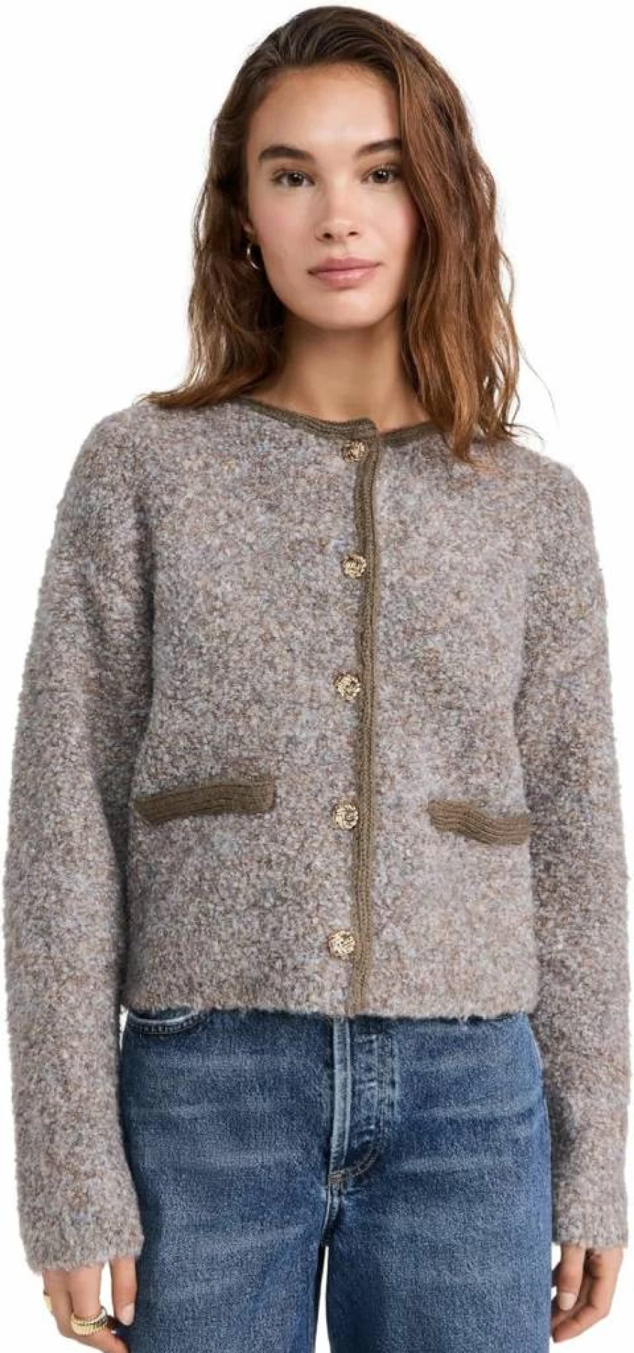 Line & Dot Women's Mayfair Knit Sweater - Soft Casual Pullover for Women