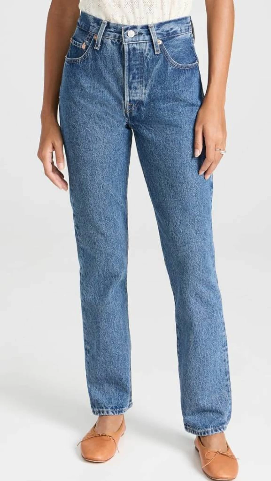 Levi's Women's 501 Original Fit Jeans - Premium High-Rise Straight-Leg Denim Pants