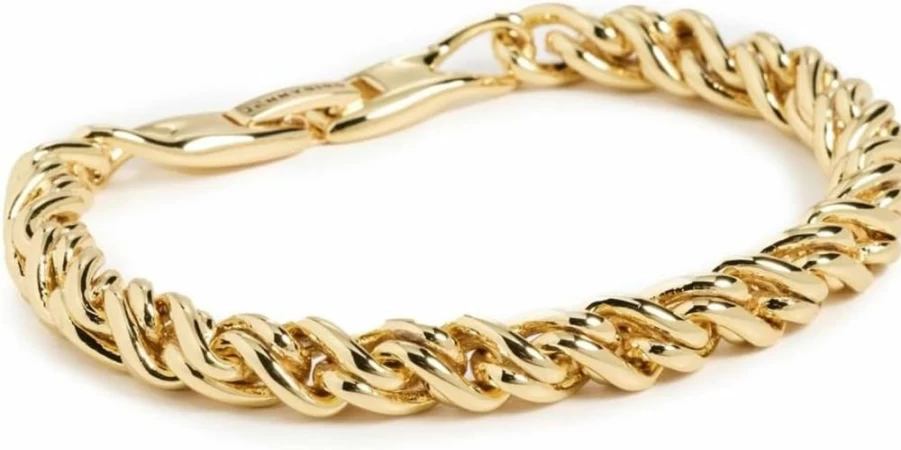 JENNY BIRD Rizzo Sterling Silver Bracelet for Women - Minimalist Adjustable Bangle