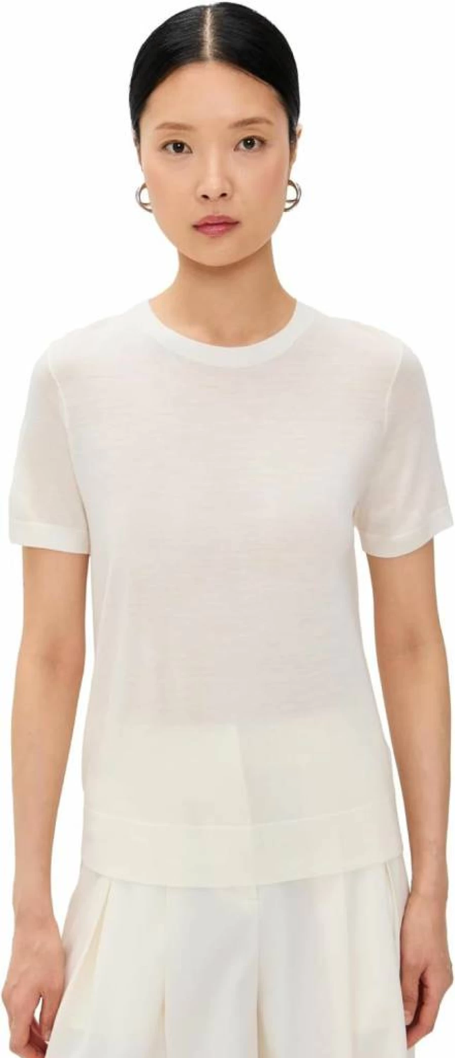 Theory Women's Basic T-Shirt - Classic Fit Cotton Tee for Women