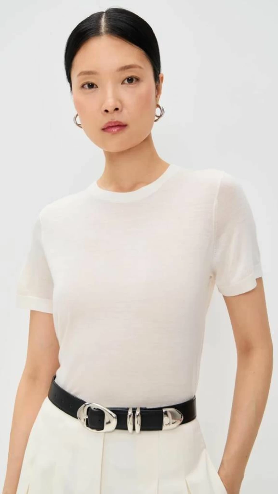 Theory Women's Basic T-Shirt - Classic Fit Cotton Tee for Women
