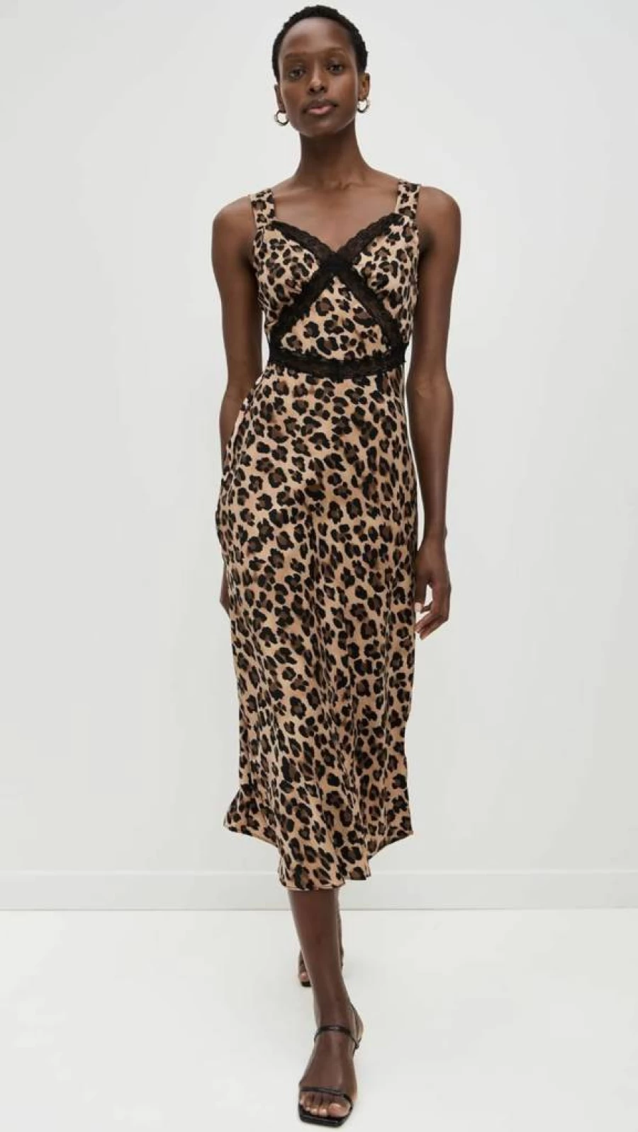 Bardot Emory Floral Print Satin Slip Dress for Women - Elegant Nightgown & Loungewear