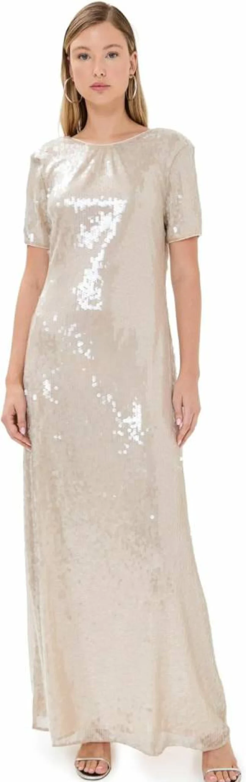 STAUD Women's Safi Dress - Elegant Midi Dress with Floral Print and Wrap Design