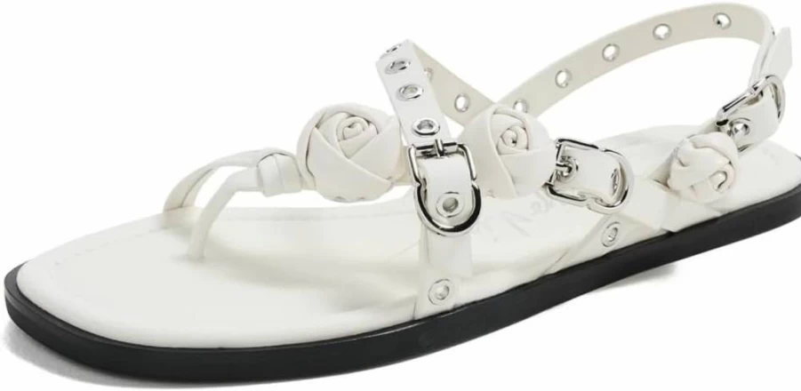 3.1 Phillip Lim Women's Multi-Strap Rivet Sandals – Stylish Designer Ankle Strap Heels for Women