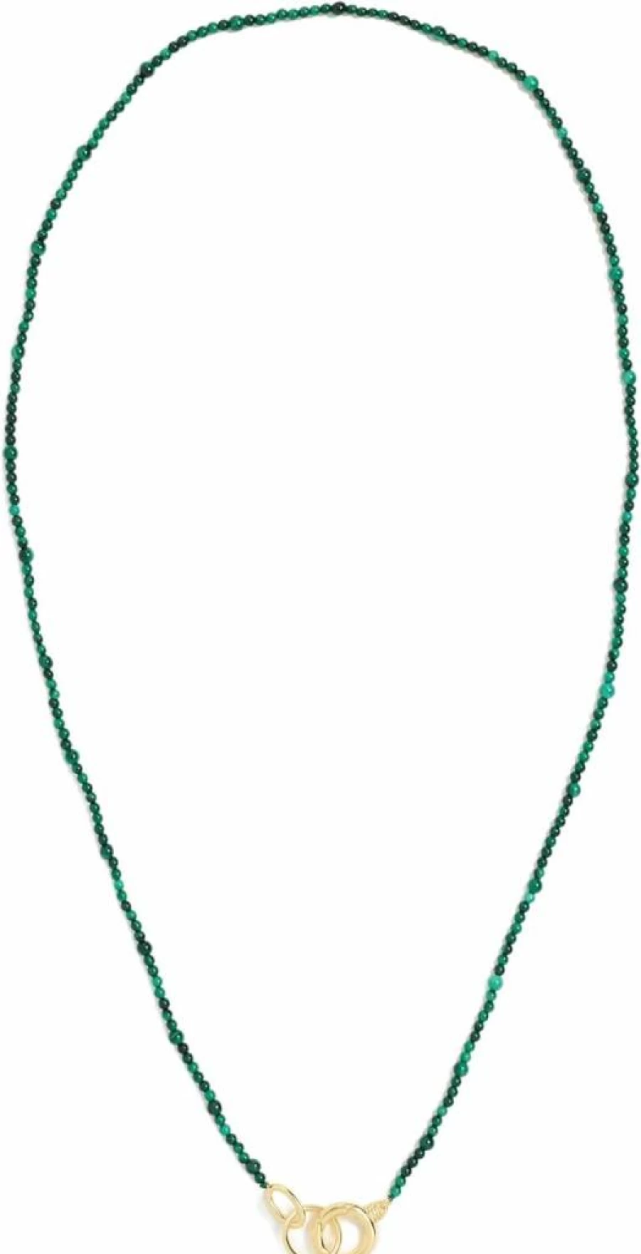 Gorjana Power Gemstone Beaded Necklace for Women - Long Layered Stone Jewelry