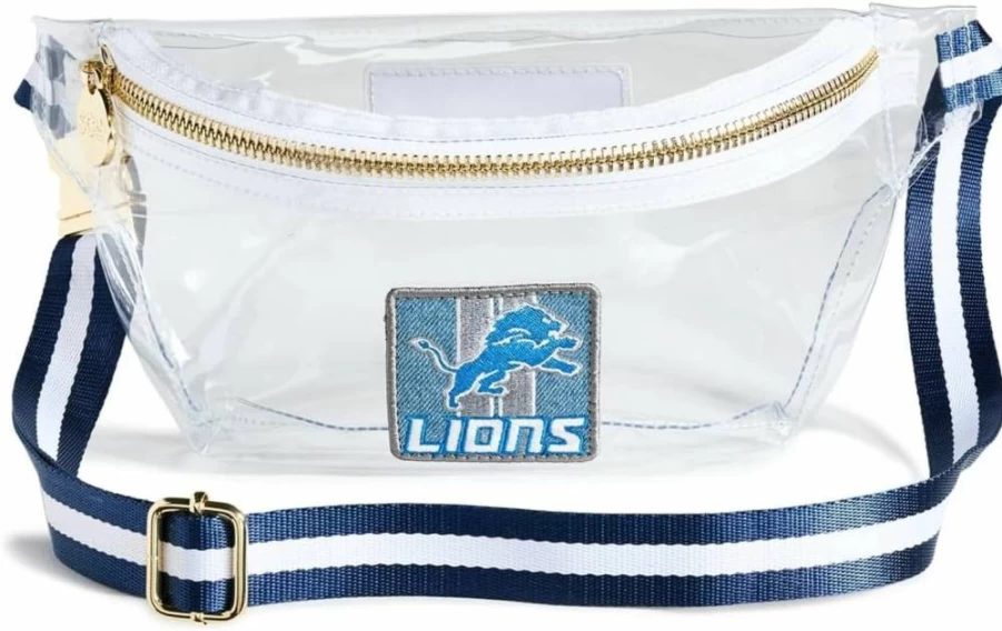 Stoney Clover Lane Women's Clear Fanny Pack with Lions Design for Stylish Wear