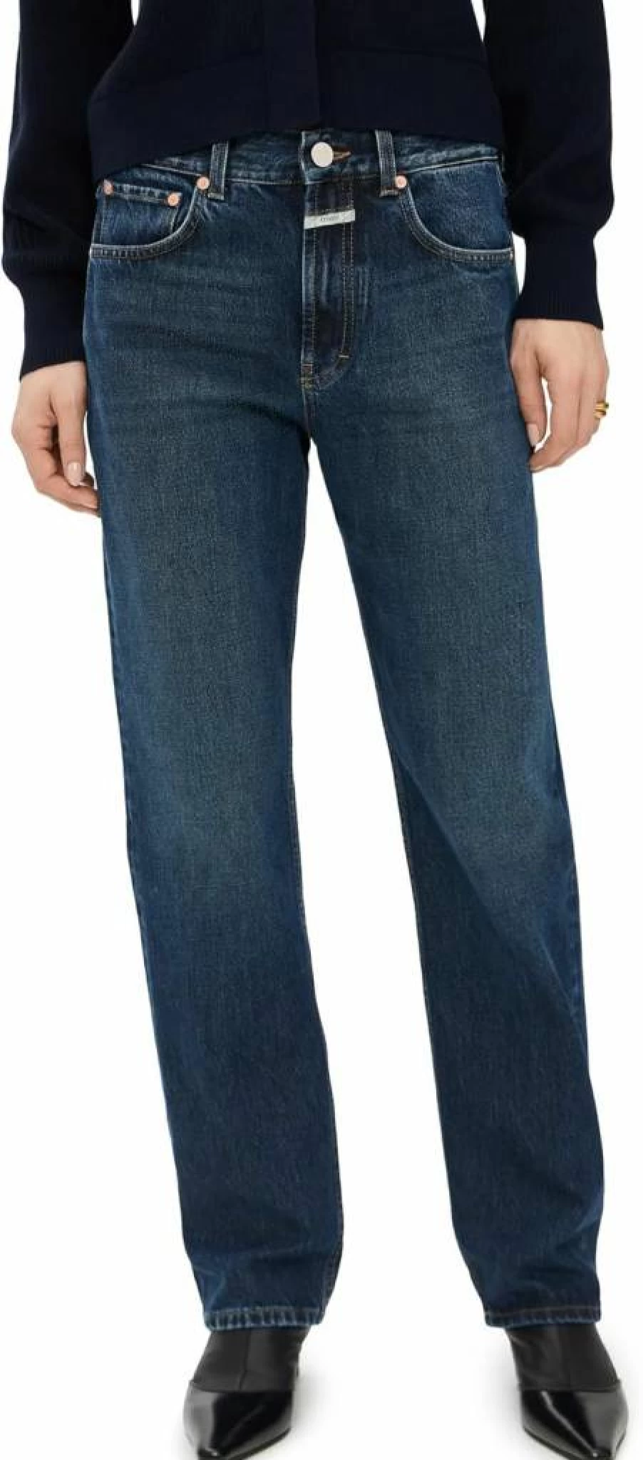 Closed Women's Jonta High-Rise Slim Fit Jeans - Classic Denim Pants by Closed