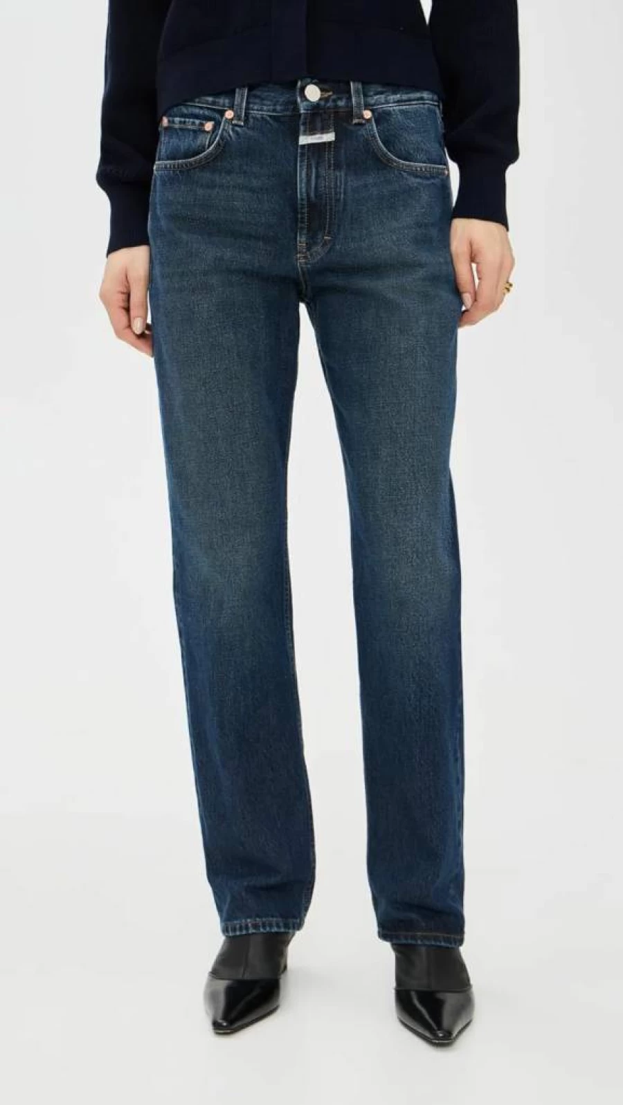 Closed Women's Jonta High-Rise Slim Fit Jeans - Classic Denim Pants by Closed
