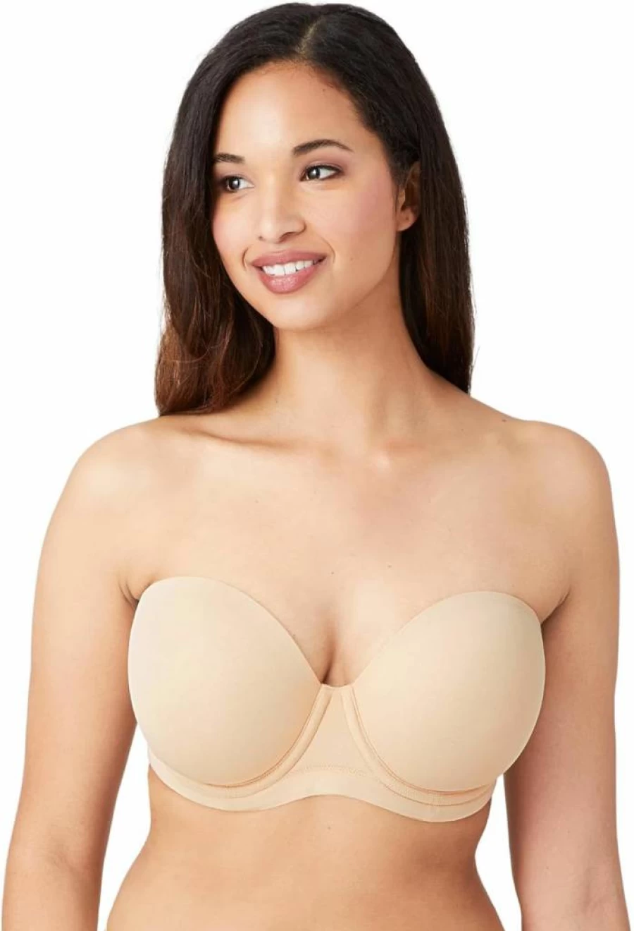 Wacoal Women's Red Carpet Strapless Convertible Bra - Seamless Push-Up Multiway Bra for Evening Wear