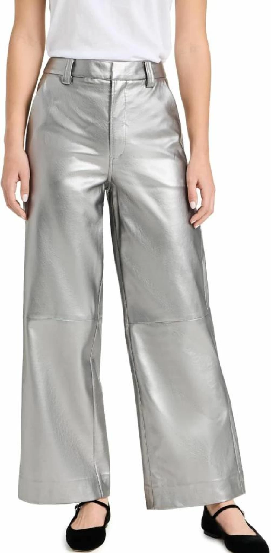 Joe's Jeans Women's Mia Vegan Leather Crop Pants - High-Waisted Faux Leather Trousers for Women